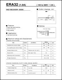 ERA32 datasheet: Fast recovery diode ERA32