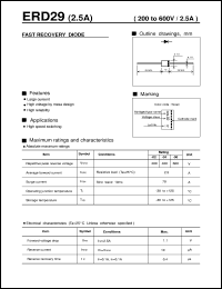 ERD29 datasheet: Fast recovery diode ERD29