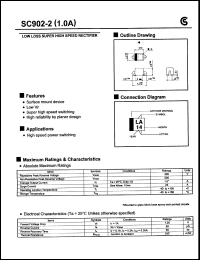 SC902-2 datasheet: Low loss super high speed rectifier SC902-2