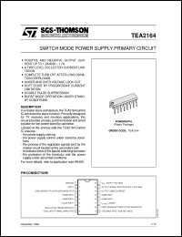 TEA2164 datasheet: Switch mode power supply primary circuit TEA2164