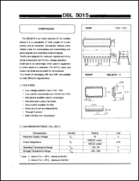 DBL5015-V datasheet: Compandor DBL5015-V