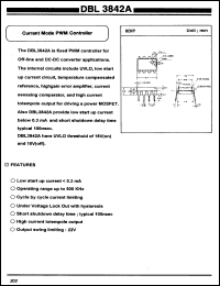 DBL3842A datasheet: Current mode PWM controller DBL3842A