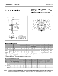 GL5EP5 datasheet: LED lamp GL5EP5