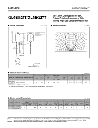GL6EG26T datasheet: LED lamp GL6EG26T