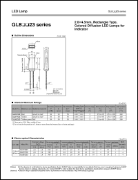 GL8HY23 datasheet: LED lamp GL8HY23