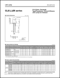 GL8HD26 datasheet: LED lamp GL8HD26