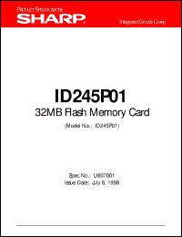 ID245P01 datasheet: 32MB flash memory card ID245P01