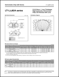 LT1ET82A datasheet: Dichromatic chip LED device LT1ET82A