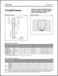 LT3P65W datasheet: LED lamp LT3P65W