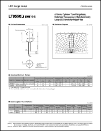 LT9550U datasheet: LED large lamp LT9550U