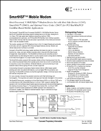 11242-11 datasheet: Smart HSF mobile modem 11242-11