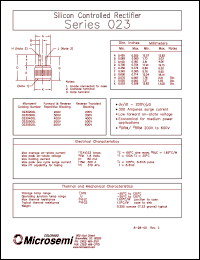 0230200L datasheet: Silicon Controlled Rectifier 0230200L