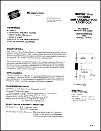 1N6302A datasheet: Transient Voltage Suppressor 1N6302A