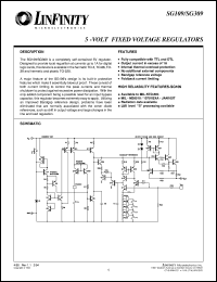 SG309T datasheet: Positive Fixed Linear Voltage Regulators SG309T