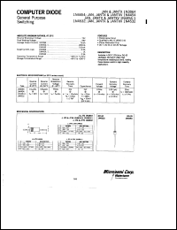 1N3064 datasheet: Signal or Computer Diode 1N3064