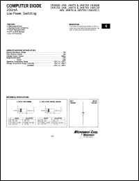 1N3600 datasheet: Signal or Computer Diode 1N3600