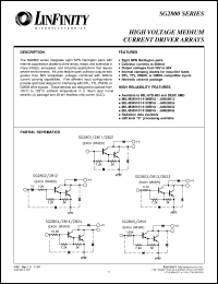 SG2801L datasheet: Driver - Medium Current Array SG2801L