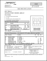 28M0 datasheet: Diode Array 28M0