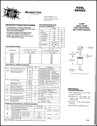 40SL5 datasheet: Fast Rectifier (100-500ns) 40SL5