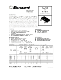BAS40-05 datasheet: Schottky Rectifier BAS40-05