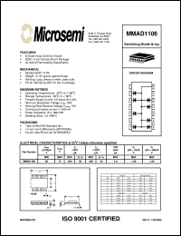 MMAD1106 datasheet: Diode Array MMAD1106