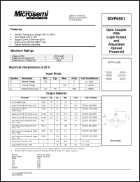 MXP6501 datasheet: Opto Coupler MXP6501