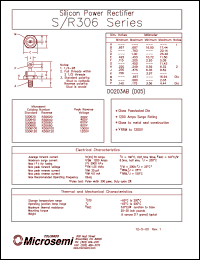 S306100 datasheet: Standard Rectifier (trr more than 500ns) S306100