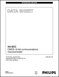 XA-SCC datasheet: CMOS 16-bit communications microcontroller XA-SCC