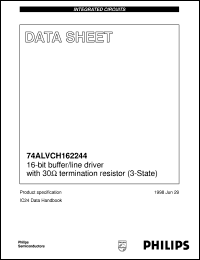 74ALVCH162244DGG datasheet: 2.5 V / 3.3 V 16-bit buffer/line driver (3-state) 74ALVCH162244DGG