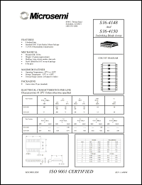 S16-4148 datasheet: Diode Array S16-4148