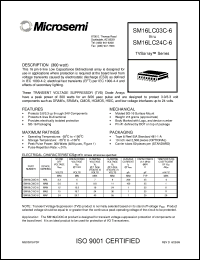 SM16LC05C-6 datasheet: Transient Voltage Suppressor SM16LC05C-6