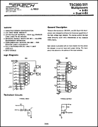 TC350AL/CL datasheet: High Noise Immunity Logic TC350AL/CL