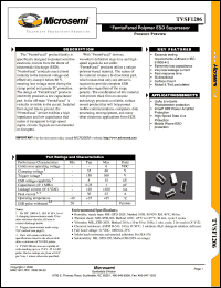 TVSF1206 datasheet: Transient Voltage Suppressor TVSF1206