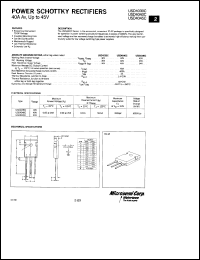 USD4040C datasheet: Schottky Rectifier USD4040C