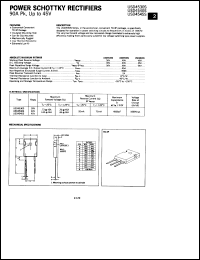 USD4530S datasheet: Schottky Rectifier USD4530S