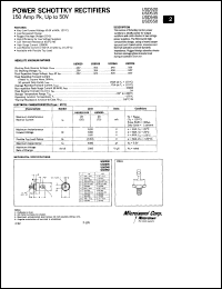 USD550 datasheet: Schottky Rectifier USD550