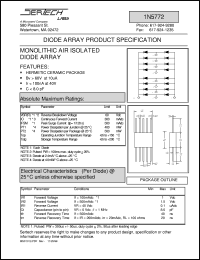1N5772 datasheet: Diode Array 1N5772
