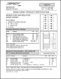 1N5774 datasheet: Diode Array 1N5774