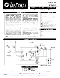 LX1669CD datasheet: DC:DC Controller - Programmable LX1669CD