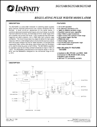SG1524BJ/DESC datasheet: Voltage Mode PWMs SG1524BJ/DESC