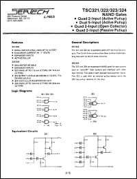 TC321AL/CL datasheet: High Noise Immunity Logic TC321AL/CL