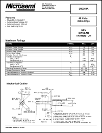 2N2369A datasheet: NPN Transistor 2N2369A