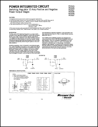 PIC627 datasheet: Power Integrated Circuit PIC627