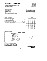 SPB25 datasheet: Single Phase Bridge SPB25