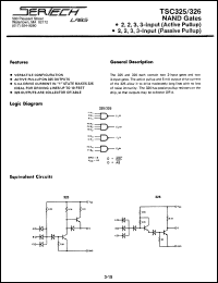 TC326AL/CL datasheet: High Noise Immunity Logic TC326AL/CL