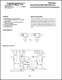 TC342AL/CL datasheet: High Noise Immunity Logic TC342AL/CL