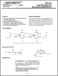 TC347AL/CL datasheet: High Noise Immunity Logic TC347AL/CL