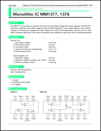 MM1377 datasheet: Voltage and current control MM1377