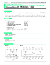 MM1378 datasheet: Voltage and current control MM1378