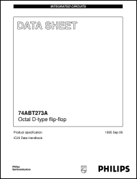 74ABT273AD datasheet: Octal D-type flip-flop 74ABT273AD